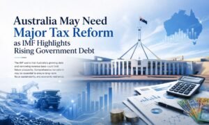 Read more about the article Australia May Need Major Tax Reform as IMF Highlights Rising Government Debt